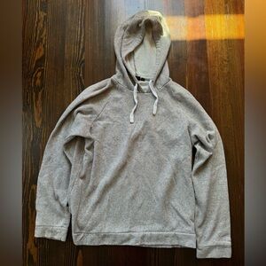 Onia Aaron Mélange Fleece Back Cotton Blend Jersey Hoodie